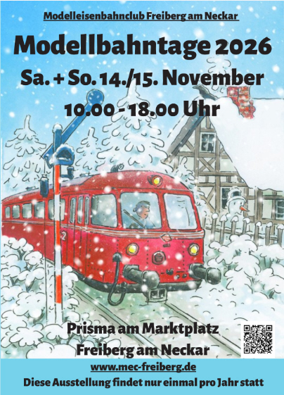 Modellbahntage 2026 Freiberg am Neckar