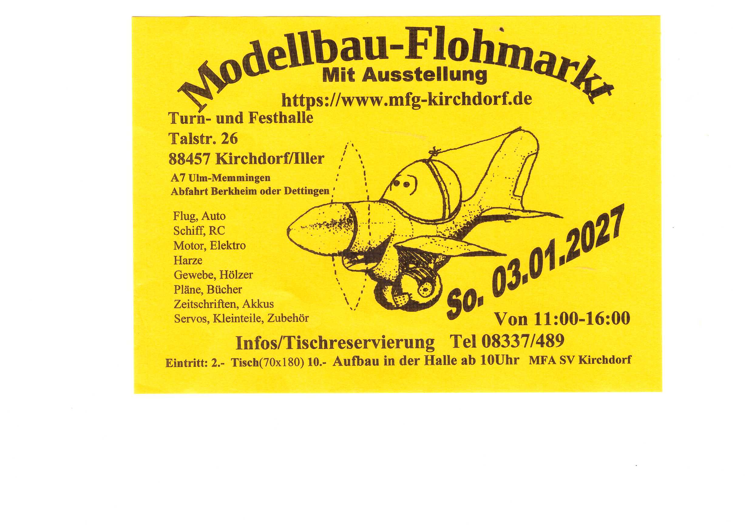 Modellbau - Flohmarkt