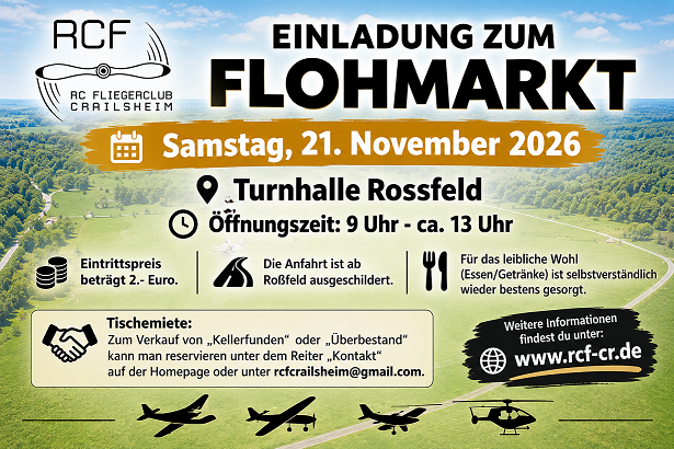 Modellbauflohmarkt 21.November 74564 Crailsheim